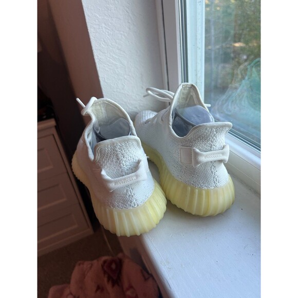 Yeezy Adidas Boost 350 V2 Sneakers Men’s Size 8 in Cream White - Picture 9 of 12